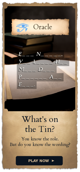 What's on the Tin? โ real ability or total nonsense? Play now.